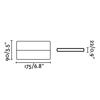 FARO 70646 - Applique murale LED d'extérieur ADAY-2 LED/12W/230V IP54