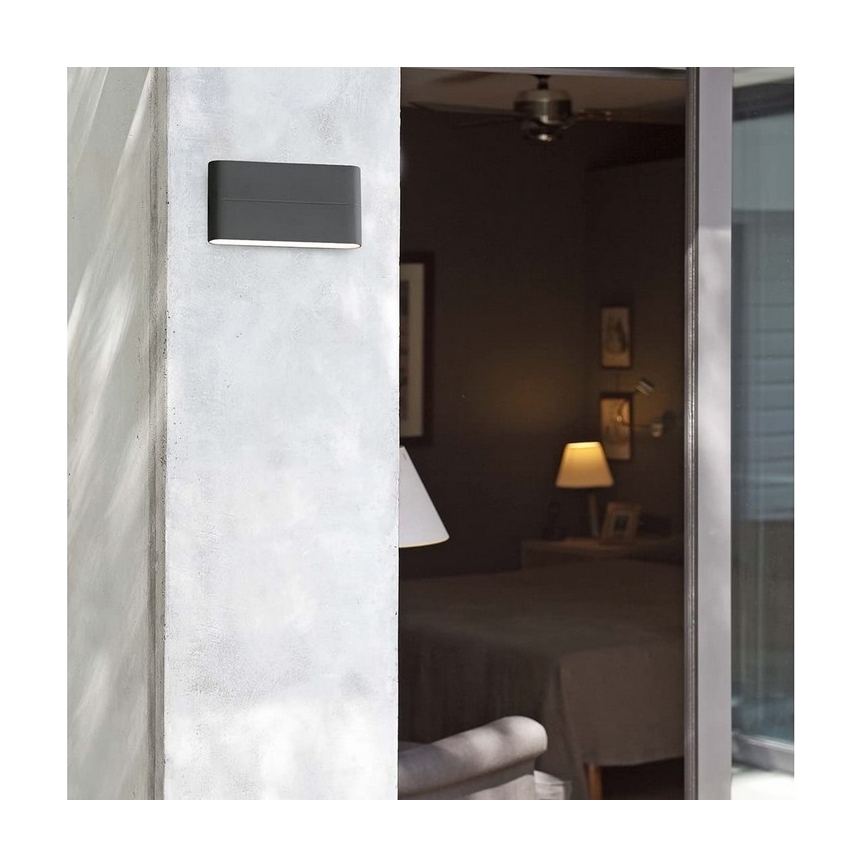 FARO 70647 - Applique murale LED d'extérieur ADAY-2 LED/12W/230V IP54