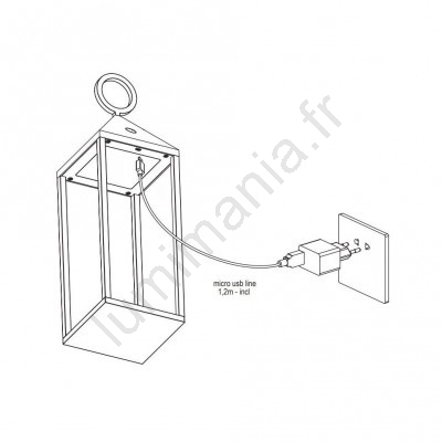Lanterne Faro Barcelona Faro Argus - Lanterne Murale D'extérieur à LED