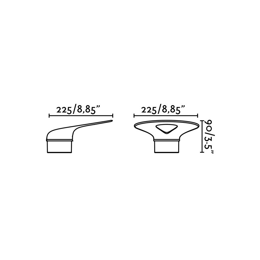 FARO 71222 - Applique murale LED d'extérieur LOTUS LED/18W/230V IP65
