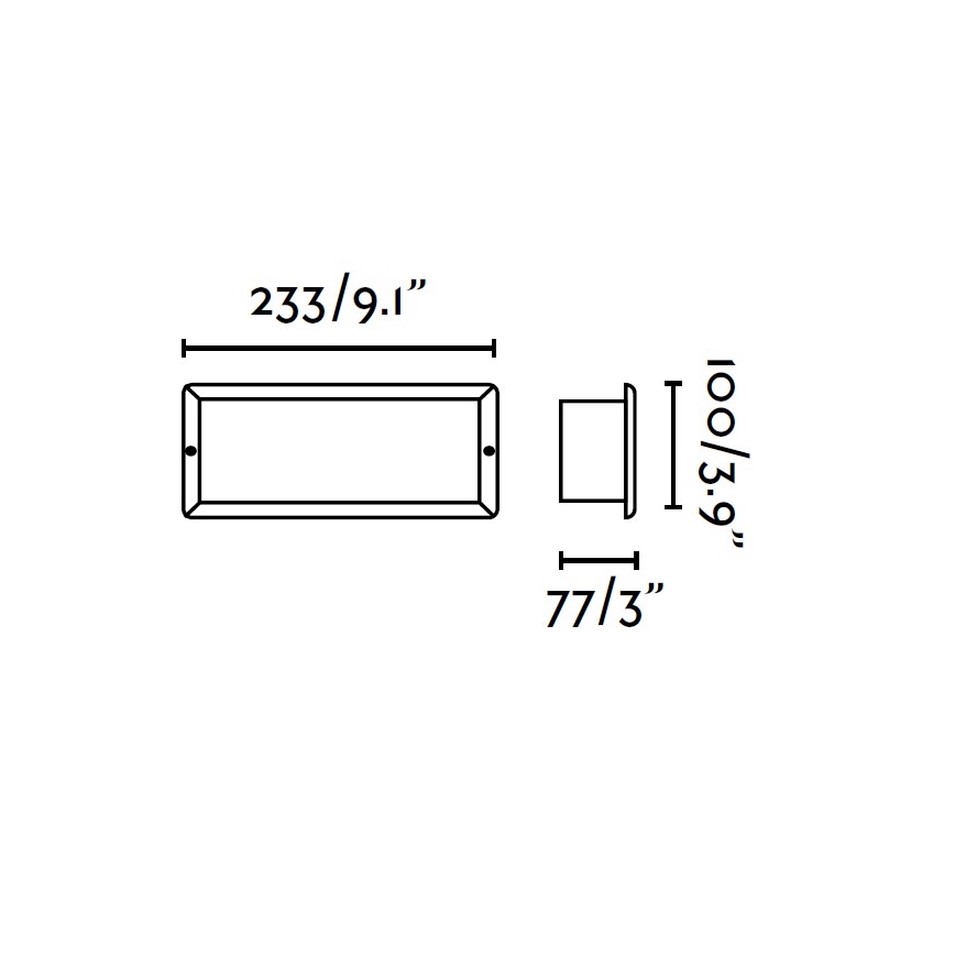 FARO 71490 - Spot d'extérieur à encastrer LISO 1xE27/40W/230V IP44