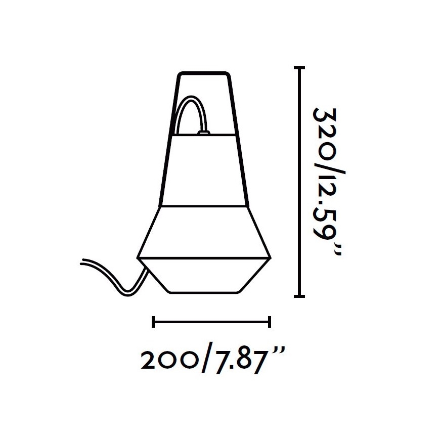 FARO 71562 - Suspension d'extérieur CAT 1xE27/20W/230V IP54