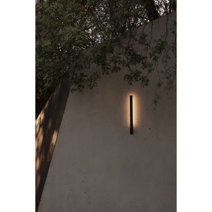 FARO 71800 - Applique murale extérieure LED LIME LED/6W/230V 2700/3000/4000K 60 cm CRI 90 IP65 noire