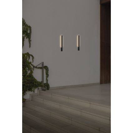 FARO 71800 - Applique murale extérieure LED LIME LED/6W/230V 2700/3000/4000K 60 cm CRI 90 IP65 noire