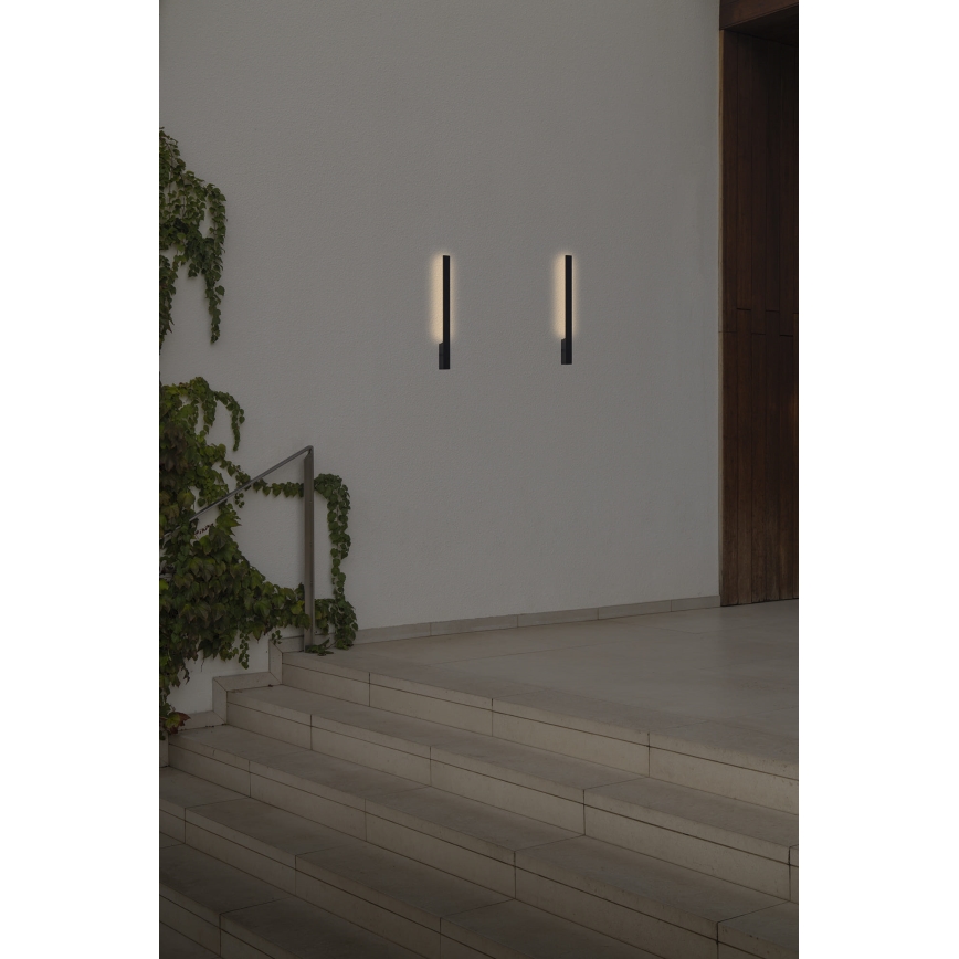 FARO 71800 - Applique murale extérieure LED LIME LED/6W/230V 2700/3000/4000K 60 cm CRI 90 IP65 noire