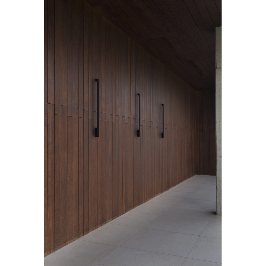 FARO 71803 - Applique murale extérieure LIME LED/10W/230V 2700/3000/4000K 90 cm CRI 90 IP65 noire