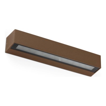 FARO 71905 - Applique murale extérieure LED DORO 2x LED / 10 W / 230 V IP65 marron