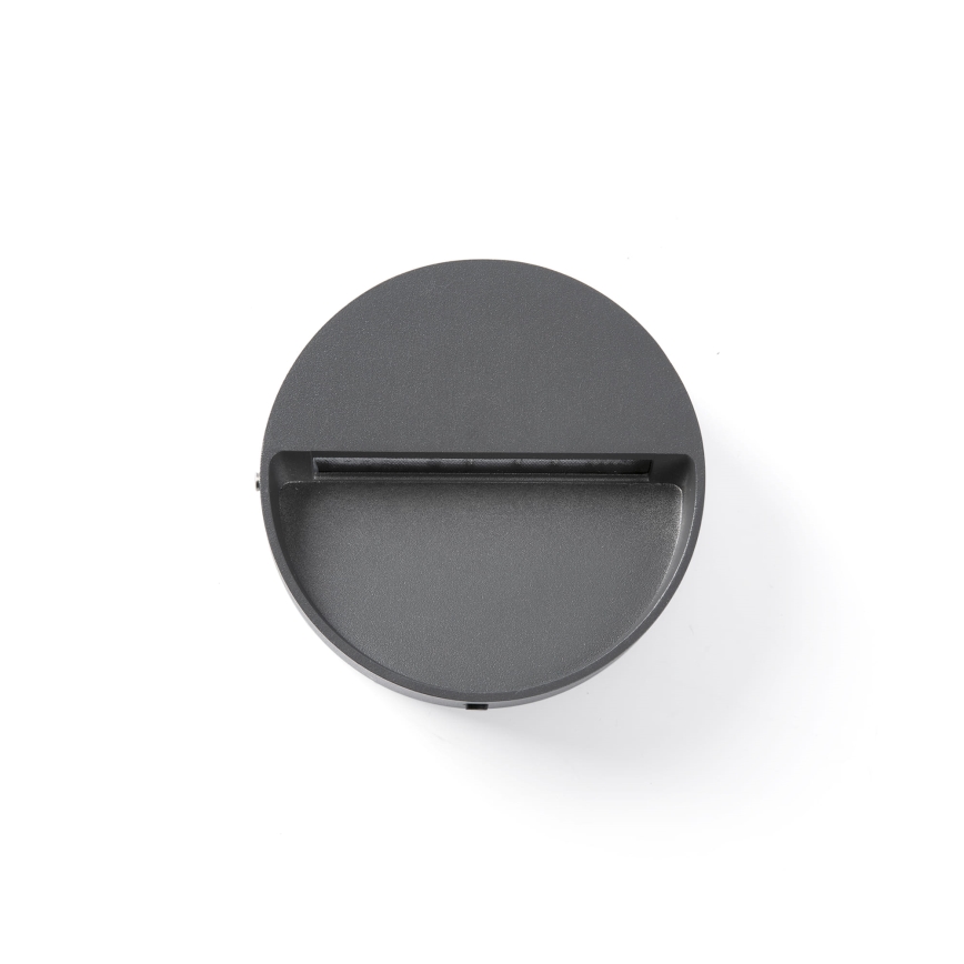 FARO 71960 - Applique LED pour escalier DUNE LED/3W/230V 2200/2700/3200/4000K IP65 anthracite ronde