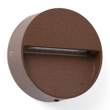 FARO 71962 - Luminaire d'escalier DUNE LED/3W/230V 2200/2700/3200/4000K IP65 rond marron