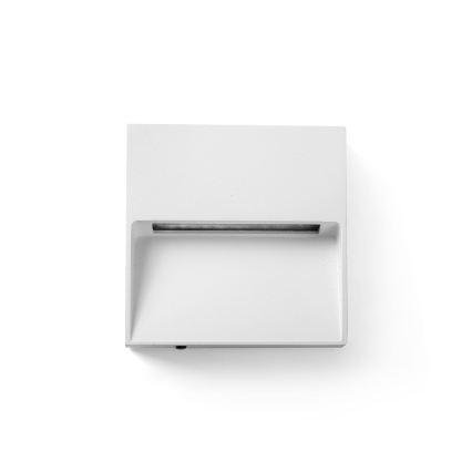 FARO 71964 - Luminaire LED pour escalier DUNE LED/3W/230V 2200/2700/3200/4000K IP65 blanc carré
