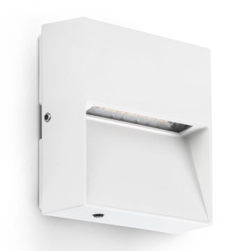 FARO 71964 - Luminaire LED pour escalier DUNE LED/3W/230V 2200/2700/3200/4000K IP65 blanc carré