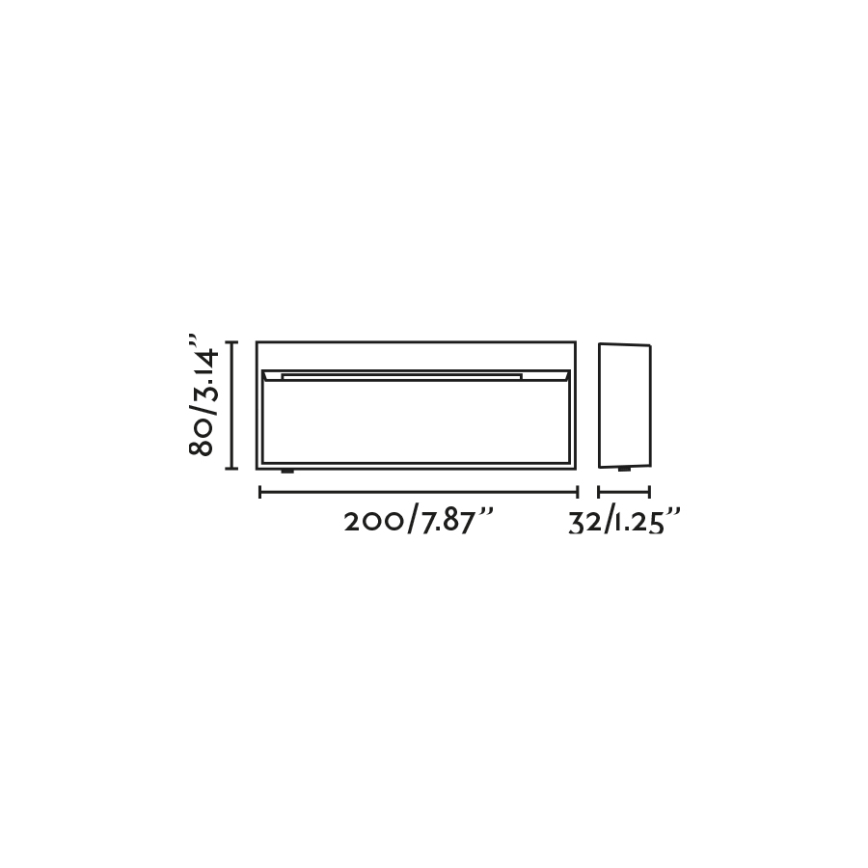 FARO 71967 - Luminaire d'escalier LED DUNE LED/6W/230V 2200/2700/3200/4000K IP65 blanc rectangulaire