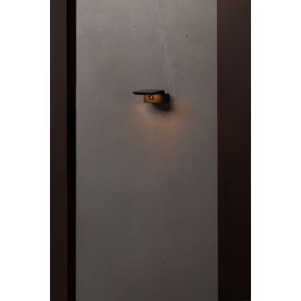 FARO 74456 - Applique murale solaire LED avec détecteur LUMA LED/5W/3,7/230V IP65 anthracite