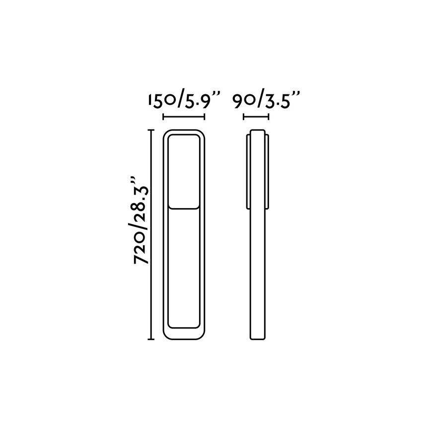 FARO 75541 - Lampe d'extérieur LED STICKER LED/10W/230V IP55