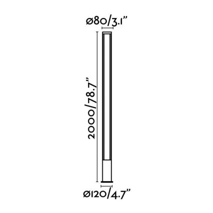 FARO 75602 - Lampe d'extérieur LED GROP-3 LED/27W/230V IP54