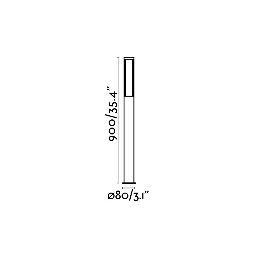 FARO 75606 - Lampe d'extérieur LED LOGAR-2 LED/23W/230V IP54