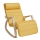 Fauteuil à bascule RESTLY jaune