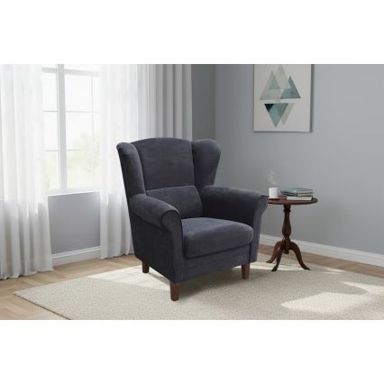 Fauteuil à oreilles GALA anthracite