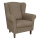 Fauteuil à oreilles GALA marron