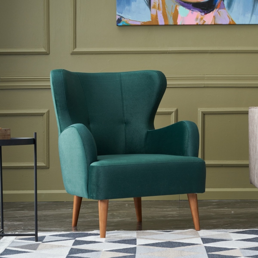 Fauteuil à oreilles NEKO vert