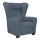 Fauteuil à oreilles VIVA bleu