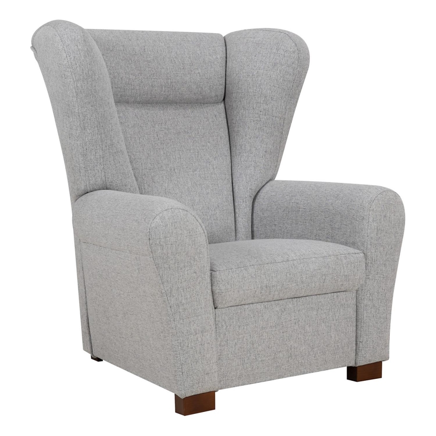 Fauteuil à oreilles VIVA gris