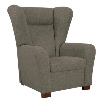 Fauteuil à oreilles VIVA marron