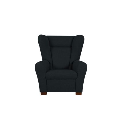 Fauteuil à oreilles VIVA noir