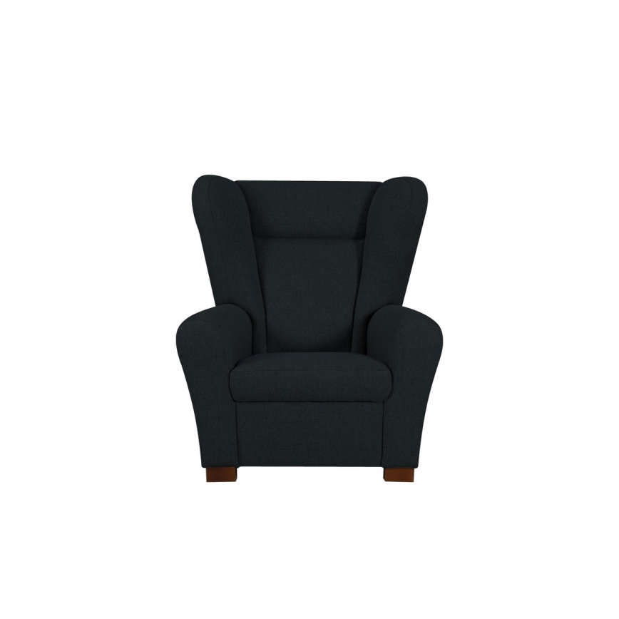 Fauteuil à oreilles VIVA noir