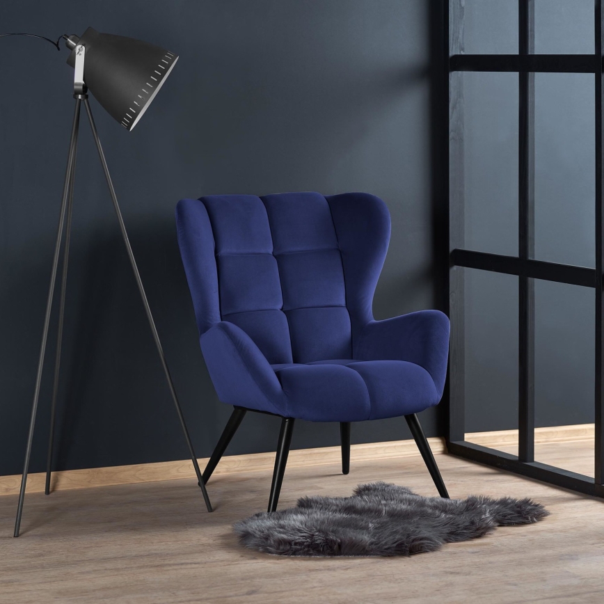 Fauteuil CHATEU bleu foncé