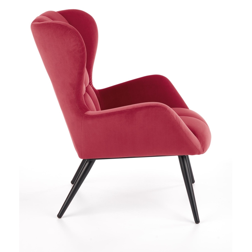 Fauteuil CHATEU rouge foncé