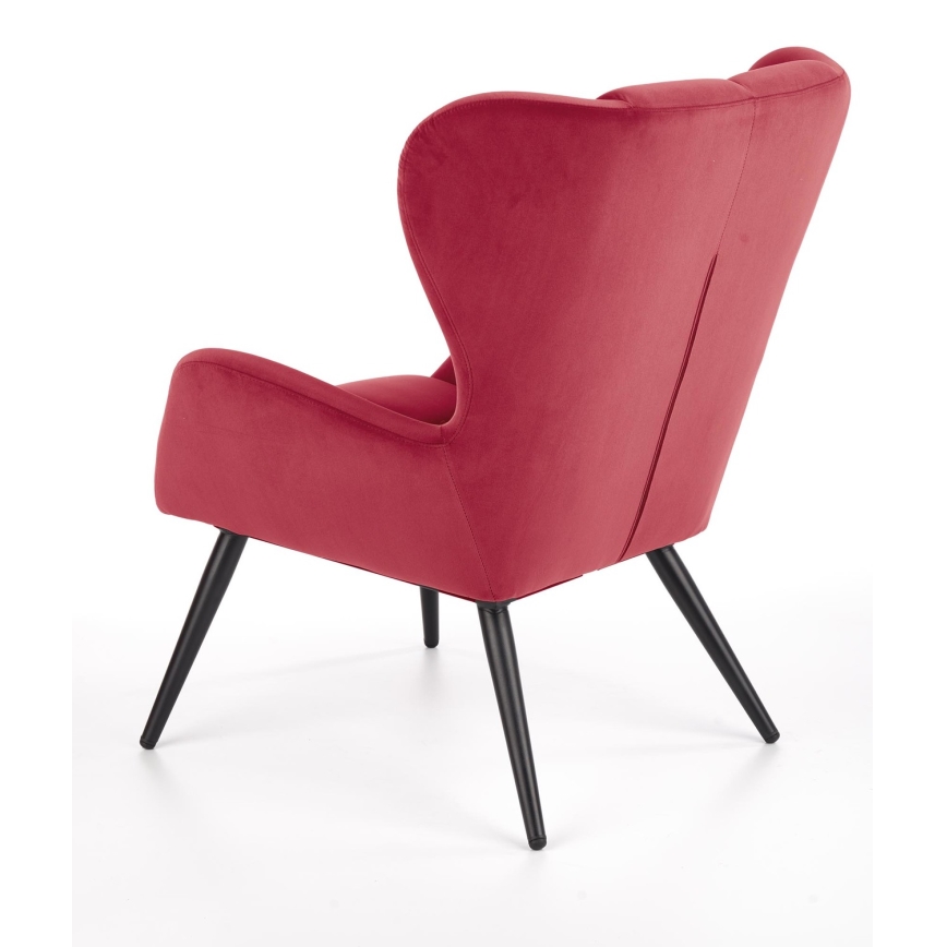 Fauteuil CHATEU rouge foncé