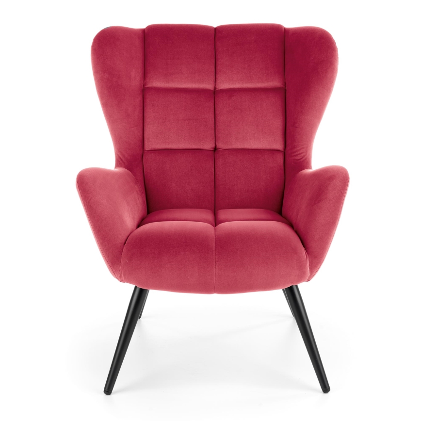 Fauteuil CHATEU rouge foncé