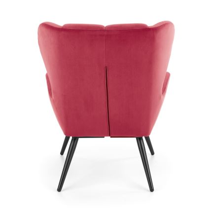 Fauteuil CHATEU rouge foncé