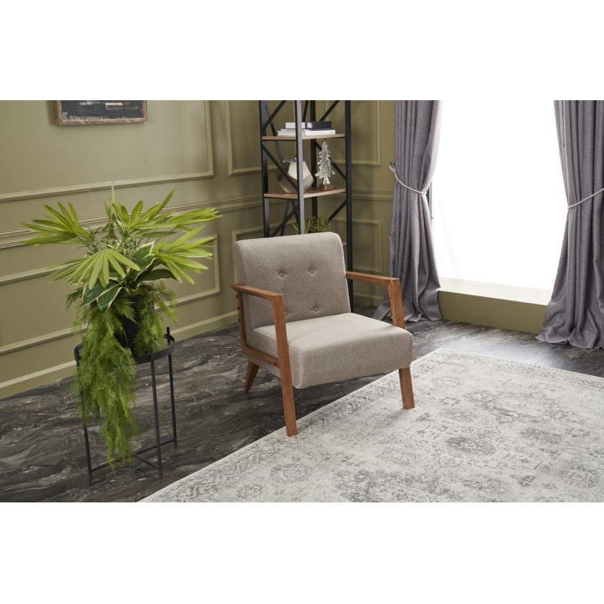 Fauteuil DELI crème