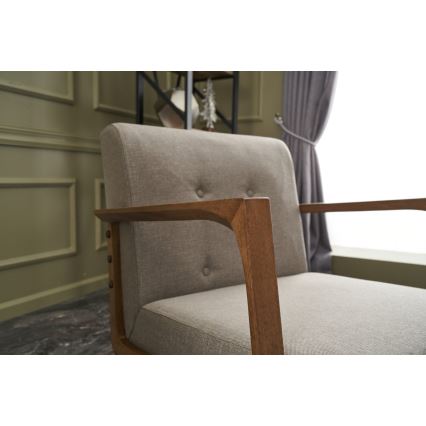 Fauteuil DELI crème