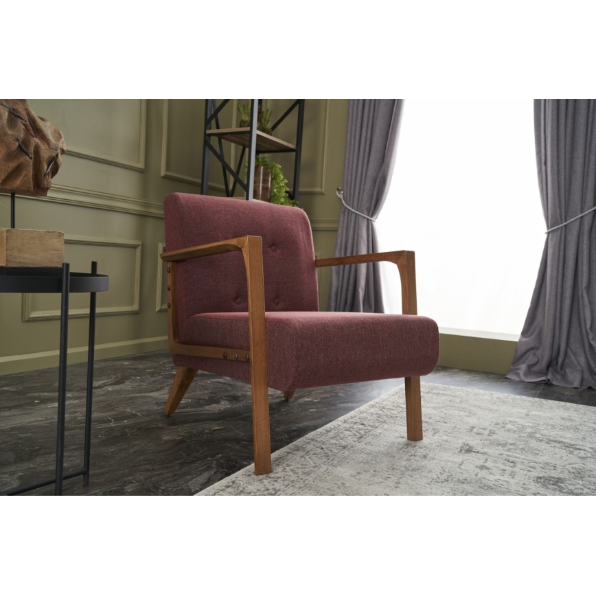 Fauteuil DELI rouge