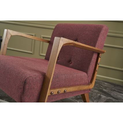 Fauteuil DELI rouge