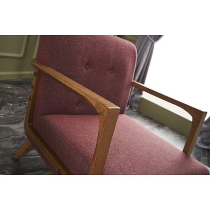 Fauteuil DELI rouge
