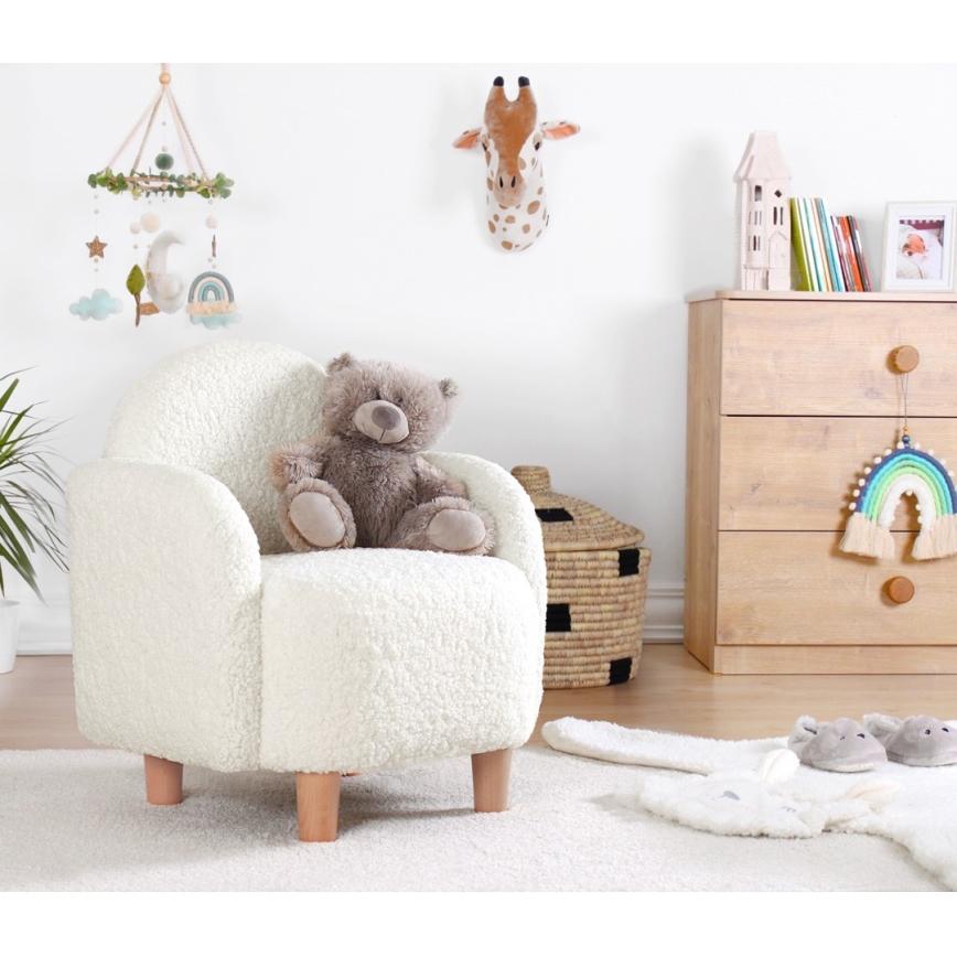 Fauteuil enfant DORY blanc