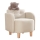 Fauteuil enfant DORY, coloris crème