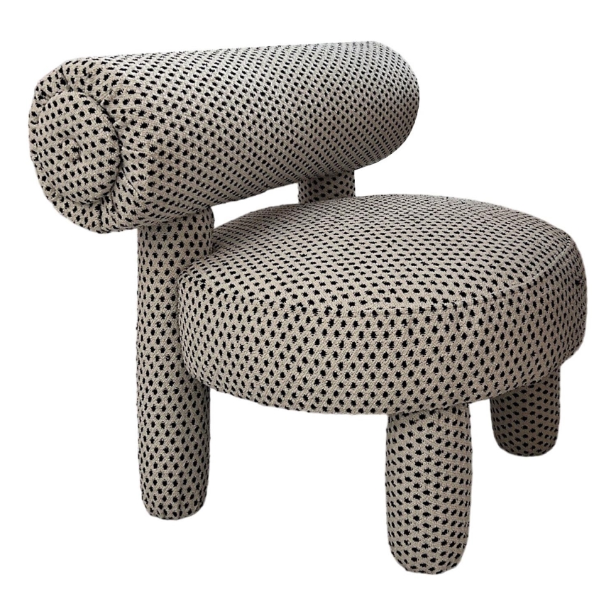 Fauteuil enfant MAVI beige/noir