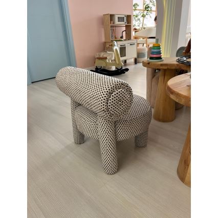 Fauteuil enfant MAVI beige/noir