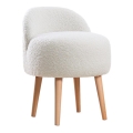 Fauteuil enfant MIKI Ø 46 cm blanc