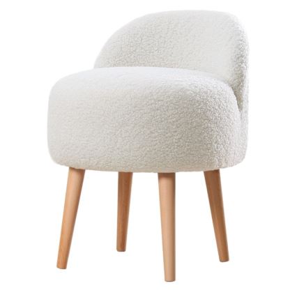 Fauteuil enfant MIKI Ø 46 cm blanc