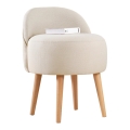 Fauteuil enfant NIKI, Ø 46 cm, crème
