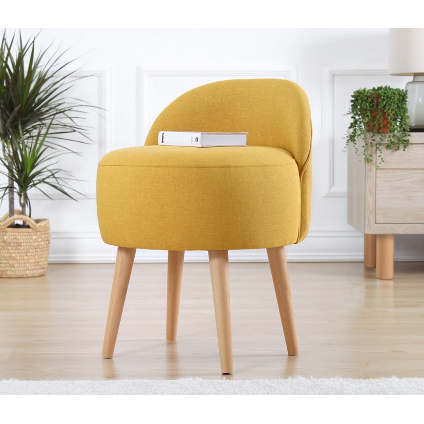 Fauteuil enfant NIKI Ø 46 cm jaune