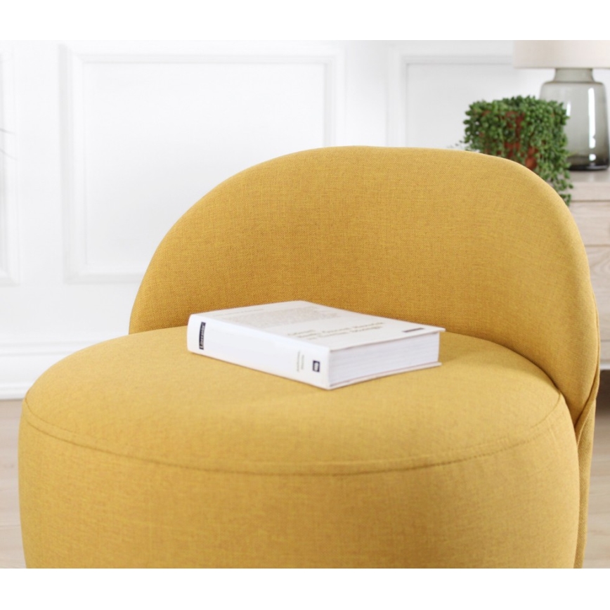 Fauteuil enfant NIKI Ø 46 cm jaune