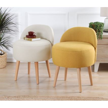 Fauteuil enfant NIKI Ø 46 cm jaune