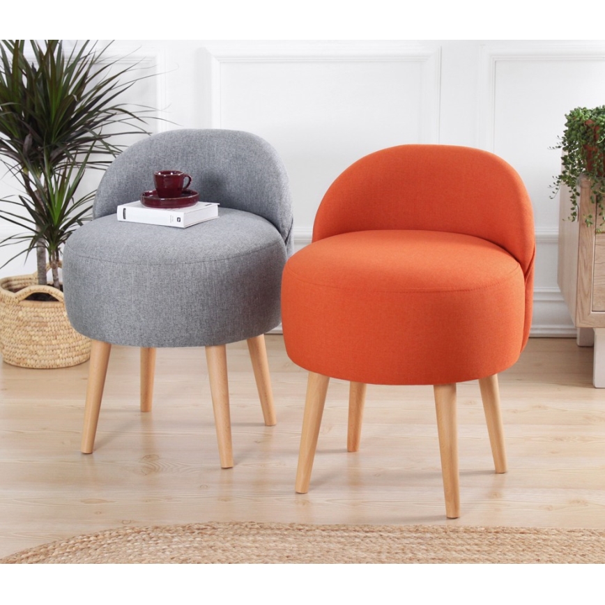 Fauteuil enfant NIKI Ø 46 cm orange
